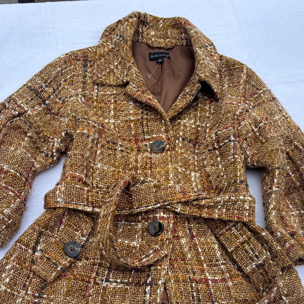 Dialogue Multicolor Tweed Blazer